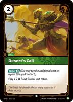 Desert's Call [031/221] Common -FOIL