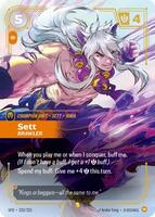 Sett - Brawler [232/221] Showcase -FOIL
