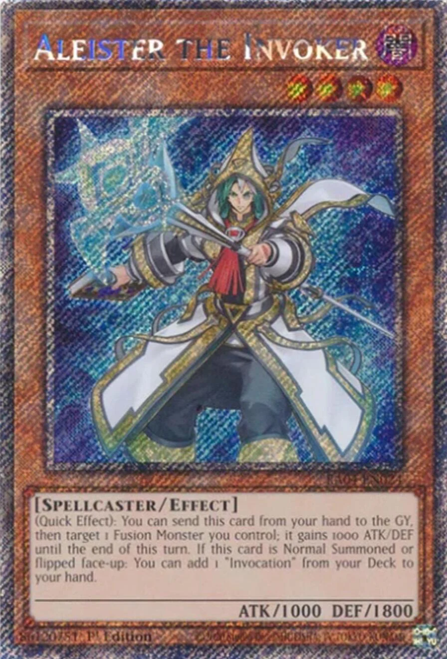 Aleister the Invoker (Alternate Art) [RA04-EN024] Platinum Secret Rare