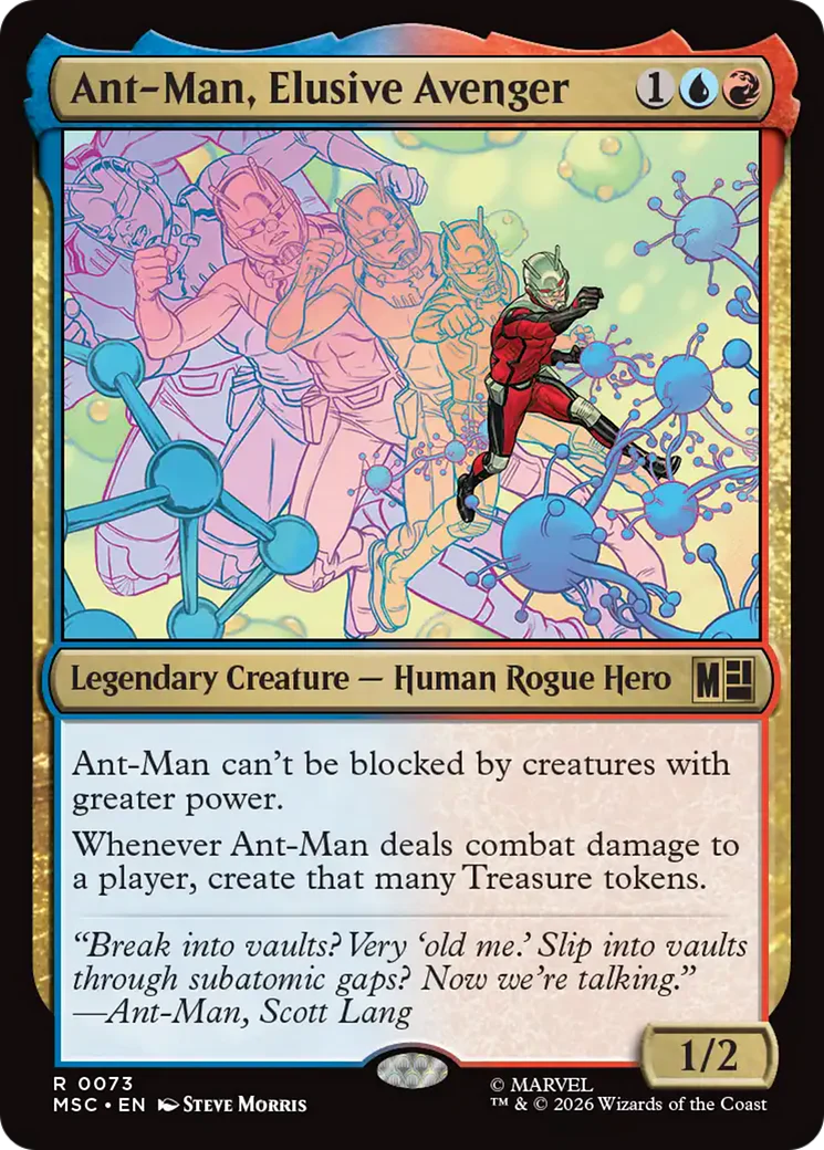 Ant-Man, Elusive Avenger (Surge Foil) [Marvel Super Heroes Commander]