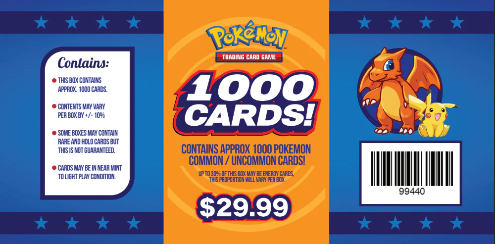 Approximately 1000 Pokemon Cards