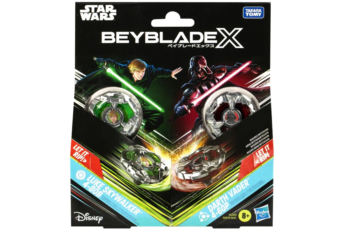 Beyblade X - Star Wars Collab - Luke Skywalker 4-80B & Darth Vader 4-60P - Image 2
