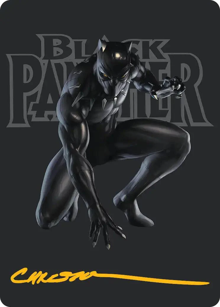 Black Panther, Hope Enduring Art Card (Gold-Stamped Signature) [Marvel Super Heroes Art Series]