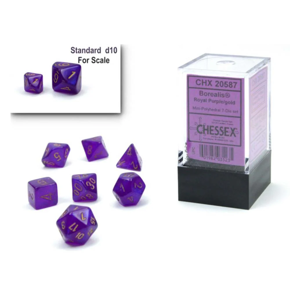 Chessex D7-Die Set Mini-Polyhedral - Image 28