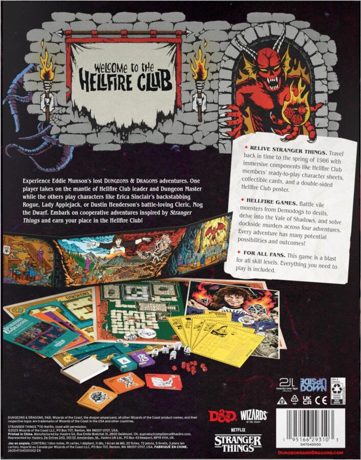 D&D Dungeons & Dragons Stranger Things Welcome to the Hellfire Club - Image 3