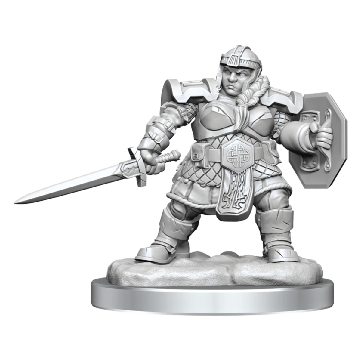D&D Nolzur's Marvelous Miniatures: Dwarf Fighter Female - Image 2