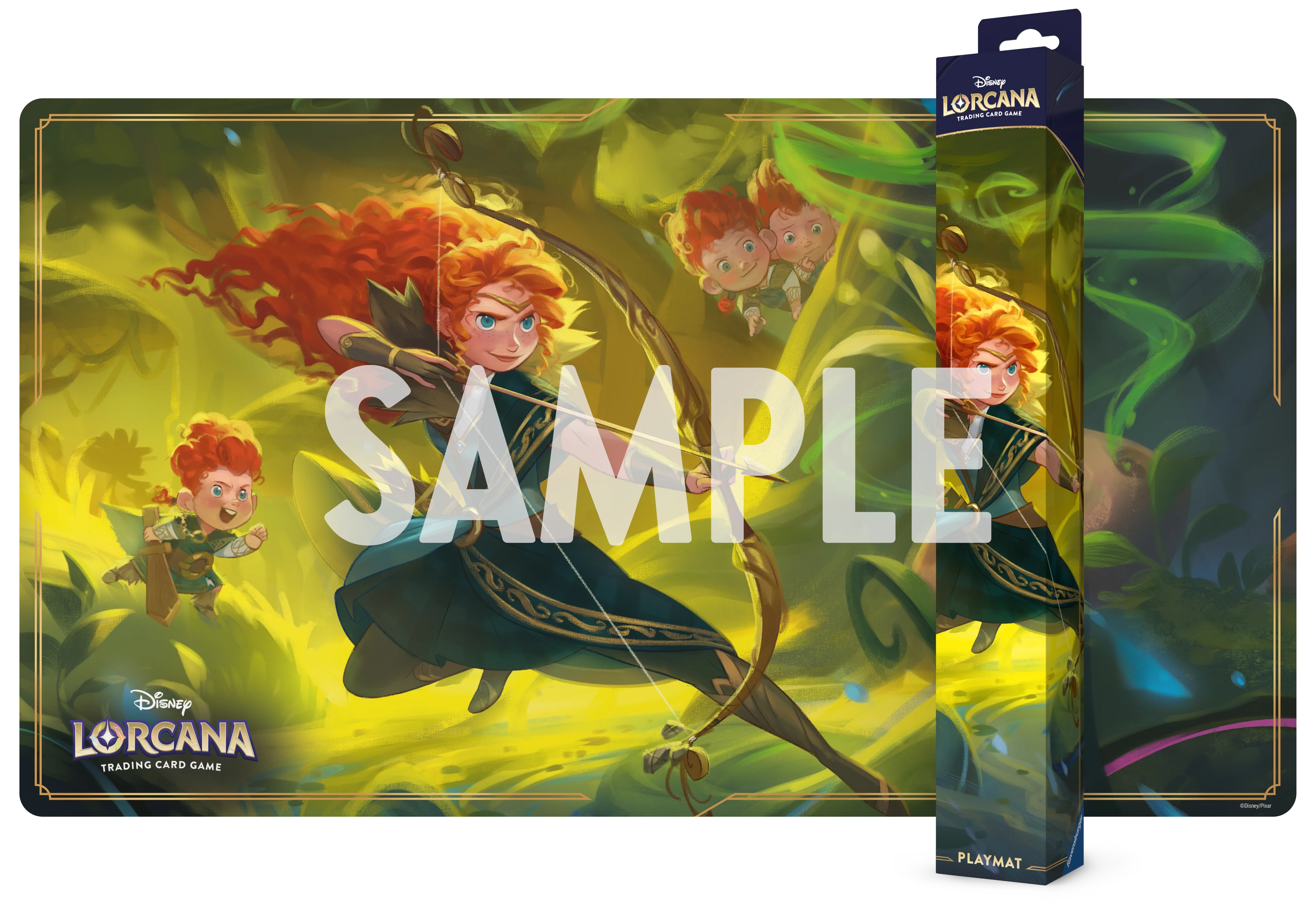 Disney Lorcana TCG Playmats - Wilds Unknown (Super Goof & Merida) - Image 2