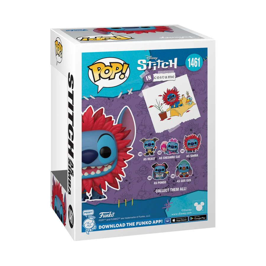 Disney - Stitch Simba Costume Pop! Vinyl 1461 - Image 2