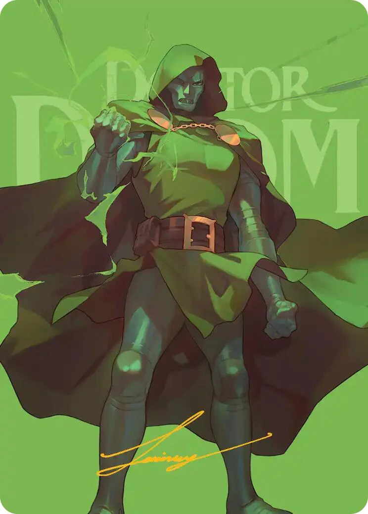 Doctor Doom Art Card (Gold-Stamped Signature) [Marvel Super Heroes Art Series]