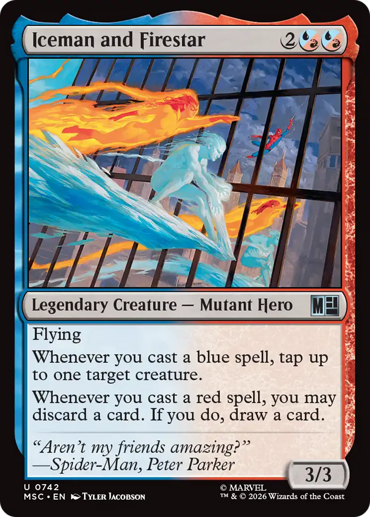 Iceman and Firestar [Marvel Super Heroes Commander]