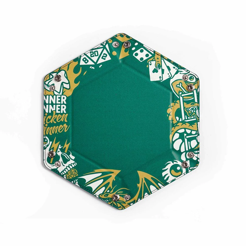 LPG Hex Foldable Dice Tray 6" Artist Series - Cara - Image 2