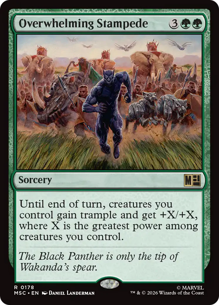 Overwhelming Stampede [Marvel Super Heroes Commander]