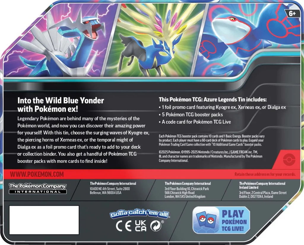 PKM Azure Legends - Tin - Image 4