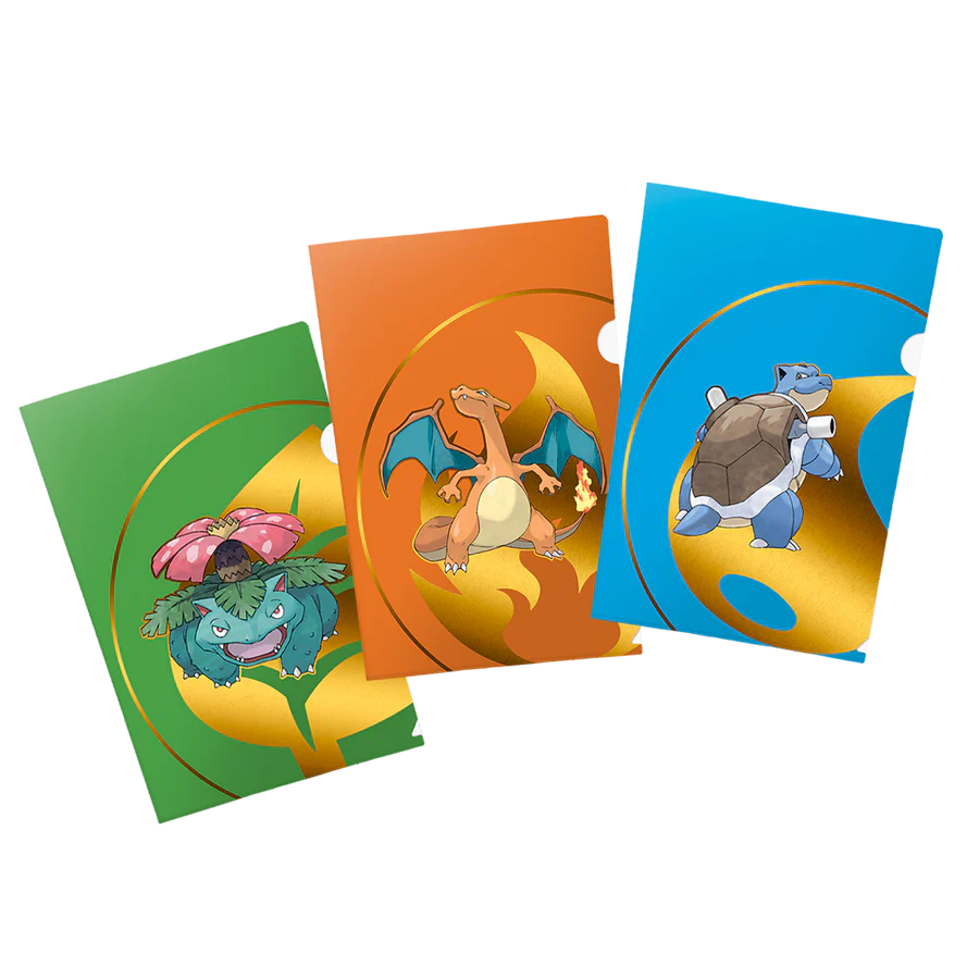 Pokemon A4 Tournament Folios - Charizard, Blastoise, Venusaur
