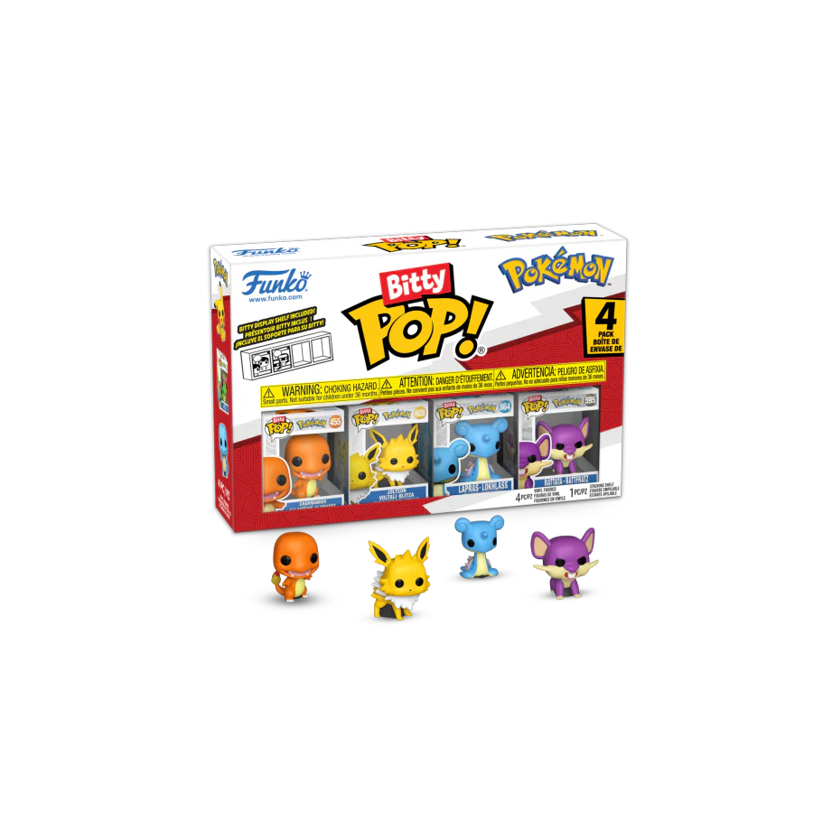 Pokemon - Charmander Bitty Pop! 4-Pack