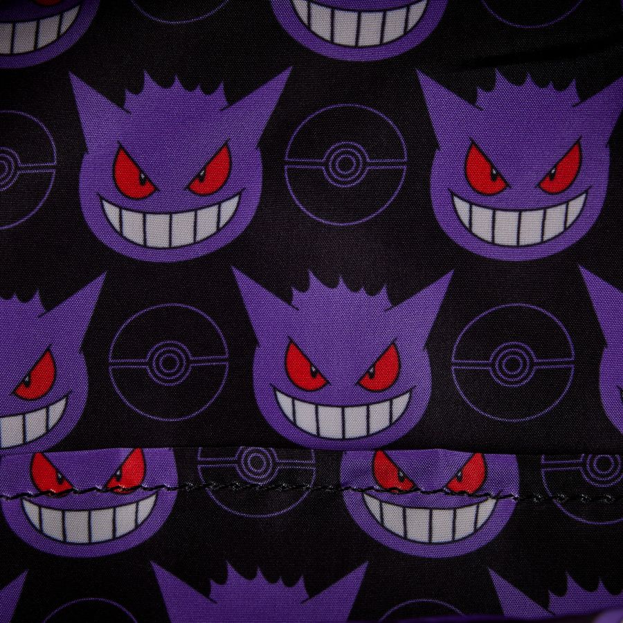 Pokemon Loungefly - Gengar Cosplay Glow Mini Backpack - Image 4