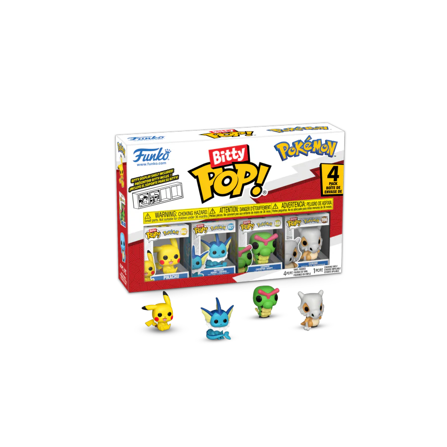 Pokemon - Pikachu Bitty Pop! 4-Pack