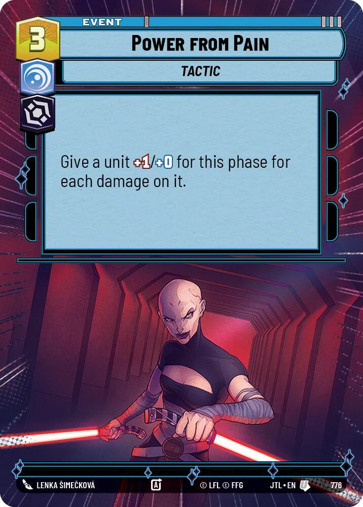 Power from Pain (776) (Hyperspace Foil) (776) [Jump to Lightspeed]