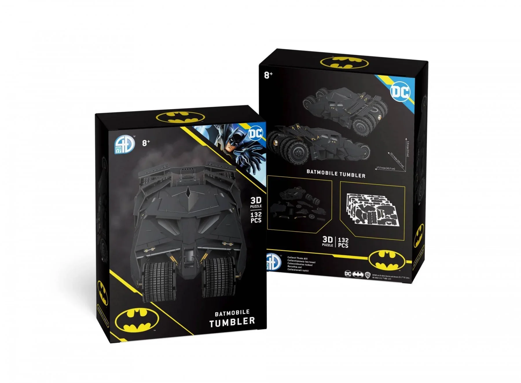 Batman 3D Puzzle - Batmobile Tumbler 132pc - Image 3