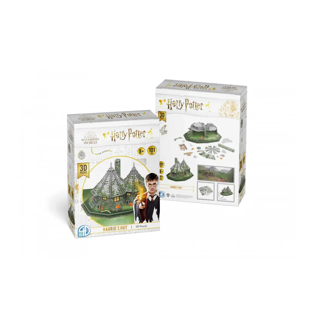 Harry Potter 3D Puzzle - Hagrid's Hut 101pc - Image 3