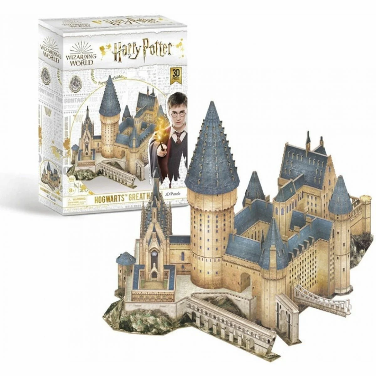 Harry Potter 3D Puzzle - Hogwarts Great Hall 187pc - Image 2