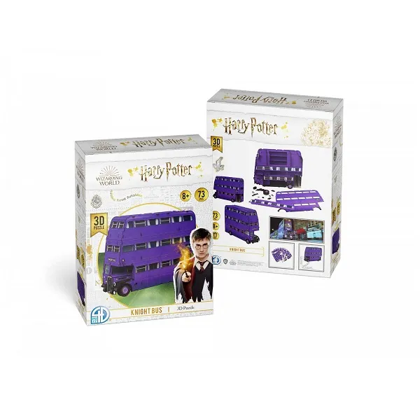 Harry Potter 3D Puzzle - Knight Bus 73pc - Image 3