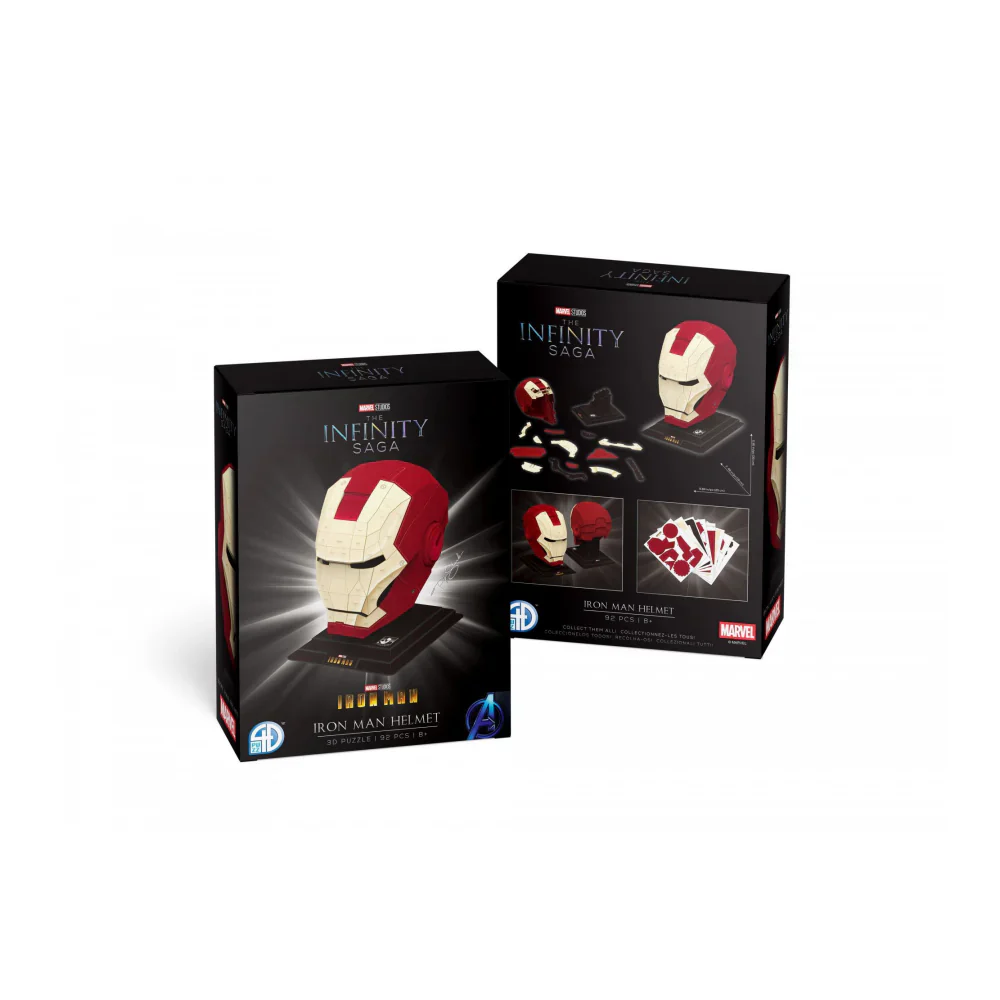 Marvel 3D Puzzle - Iron Man Helmet 92pc - Image 3