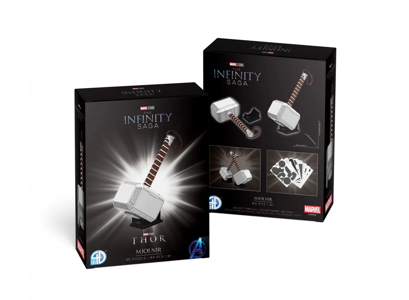 Marvel 3D Puzzle - Thor Hammer 84pc - Image 2