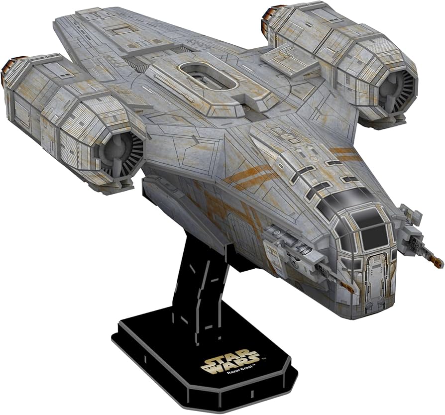 Star Wars 3D Puzzle - Mandalorian Razor Crest 140pc - Image 4