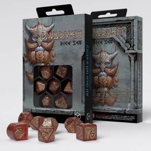 Q Workshop - Dwarven RPG Dice Set - Image 2