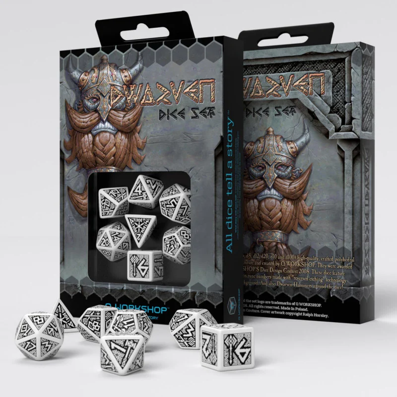 Q Workshop - Dwarven RPG Dice Set - Image 5