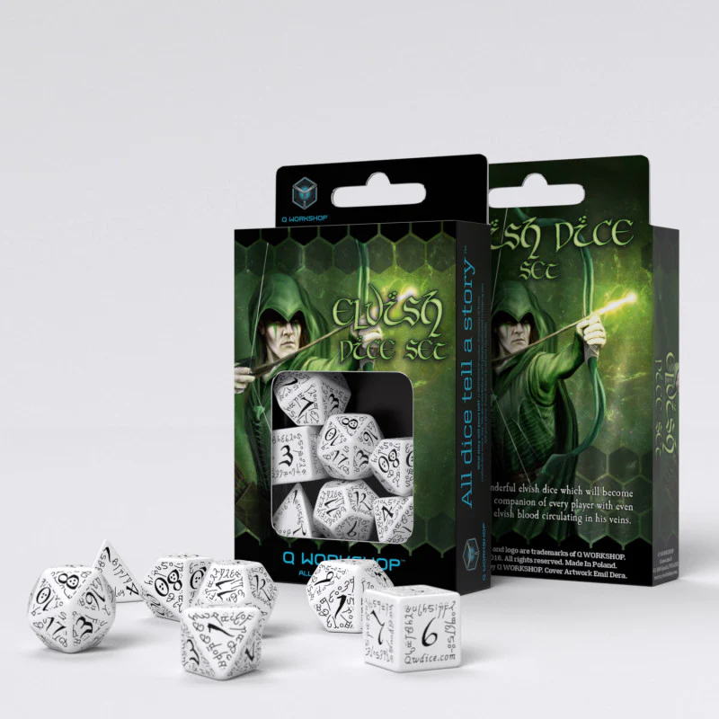 Q Workshop - Elvish RPG Dice Set - Image 5