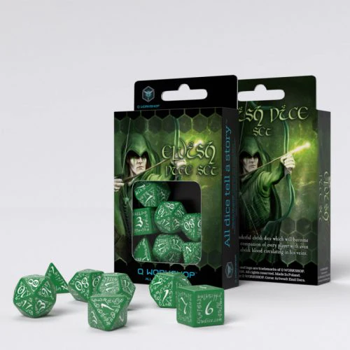 Q Workshop - Elvish RPG Dice Set - Image 6