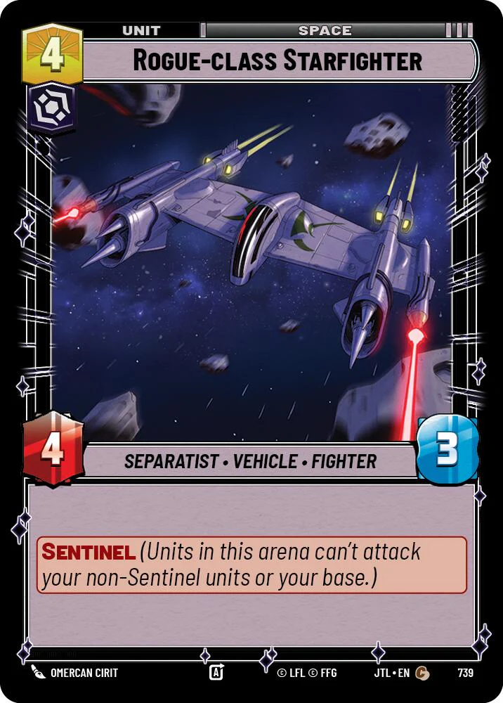Rogue-class Starfighter (739) (739) [Jump to Lightspeed]