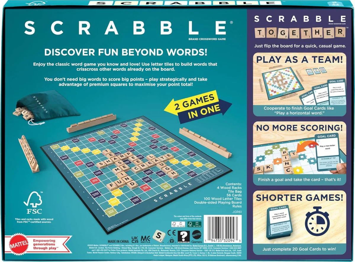 Scrabble - Wood Edition - Image 2