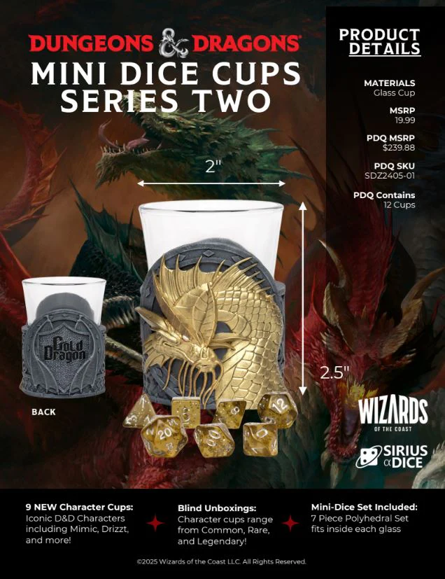 Sirius Dice – D&D Mini Dice Cups PDQ (Series 2) - Image 2