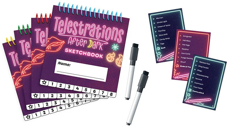 Telestrations After Dark (17+ Year) 8 Player New Edition - Image 2