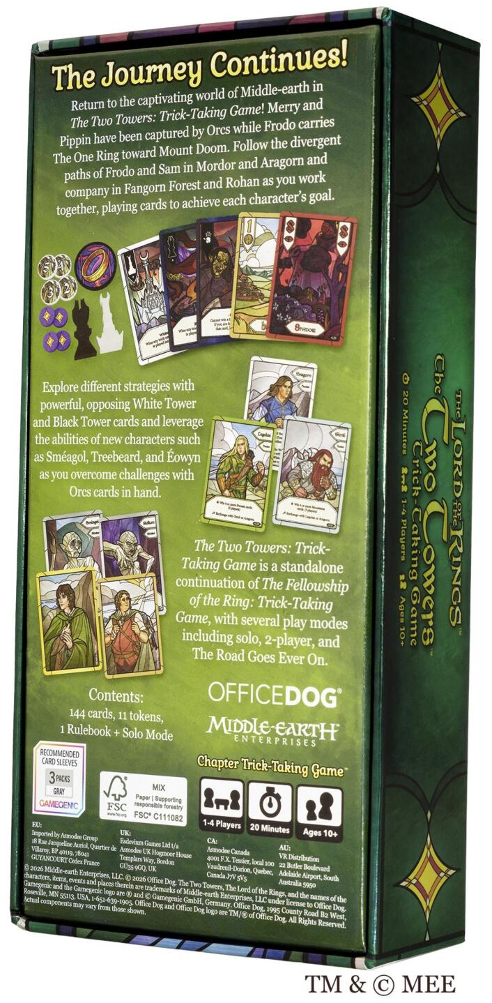 The Lord of the Rings The Two Towers Trick Taking Game - Image 2