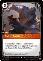 Call to Battle [101/219] Uncommon -FOIL