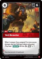Yeti Brawler [018/219] Uncommon -FOIL