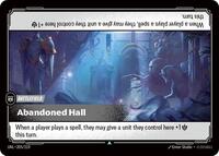 Abandoned Hall [205/219] Uncommon -FOIL