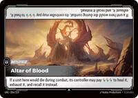Altar of Blood [206/219] Uncommon -FOIL
