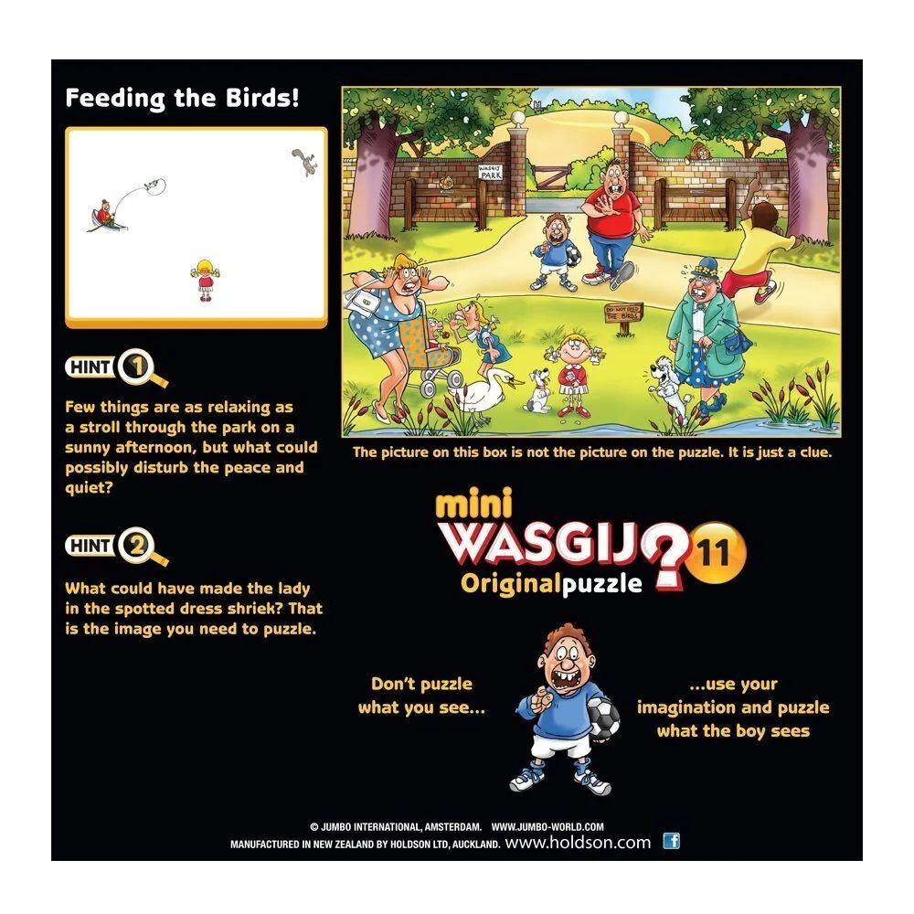 Wasgij? - Mini 100pc Feeding the Birds - Image 2