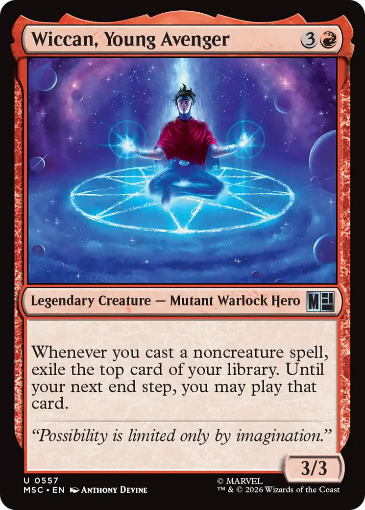Wiccan, Young Avenger [Marvel Super Heroes Commander]