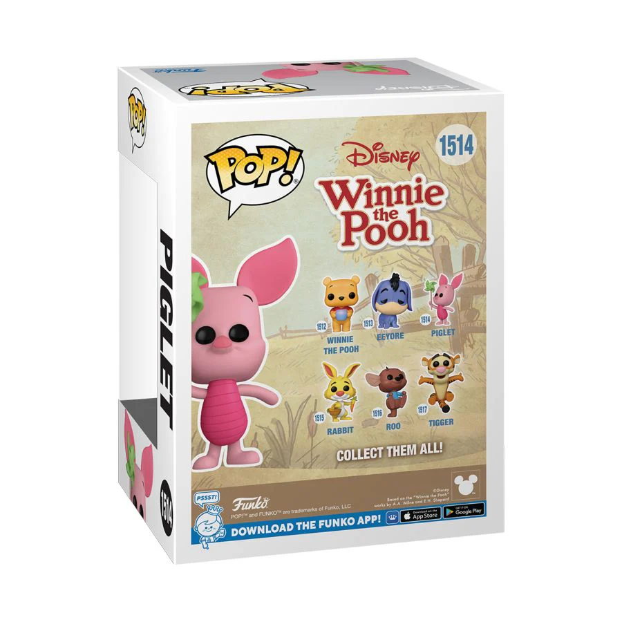 Winnie the Pooh - Piglet Pop! Vinyl 1514 - Image 2