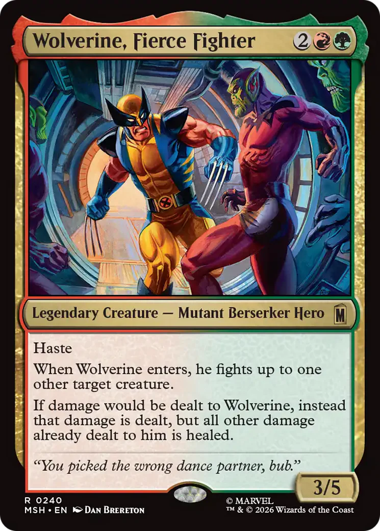 Wolverine, Fierce Fighter [Marvel Super Heroes]